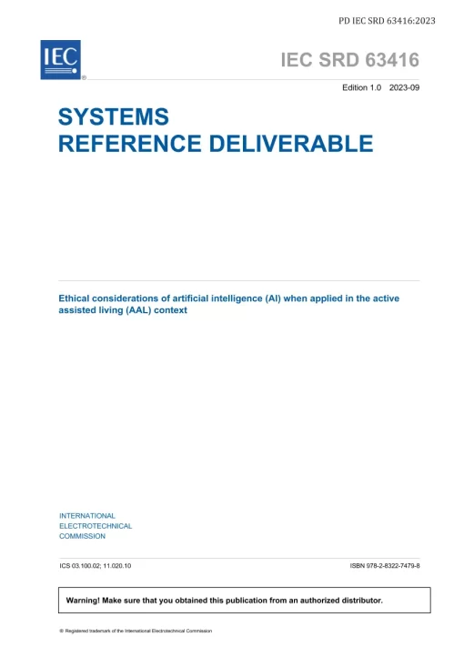 BS PD IEC SRD 63416:2023 pdf