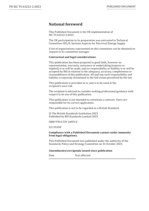 BS PD IEC TS 63222-2:2023 pdf