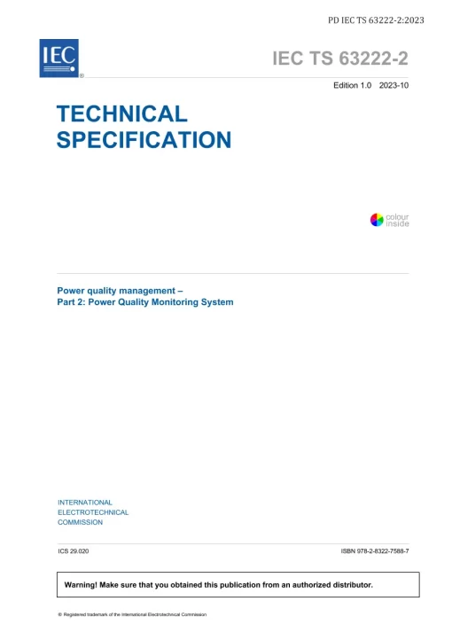 BS PD IEC TS 63222-2:2023 pdf