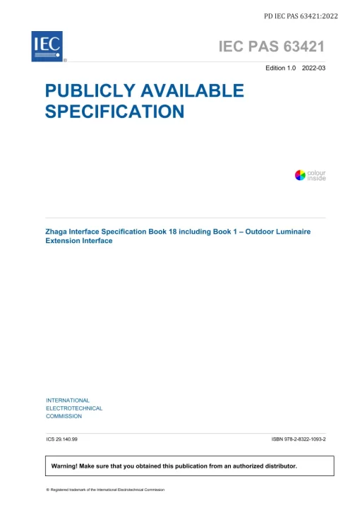 BS PD IEC PAS 63421:2022 pdf