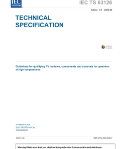 BS PD IEC TS 63126:2020 pdf