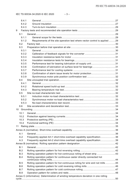 BS PD IEC TS 60034-34:2020 pdf