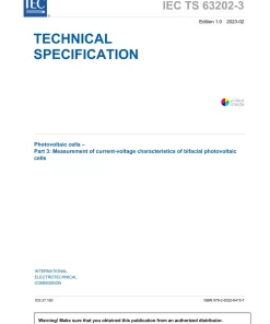 BS PD IEC TS 63202-3:2023 pdf