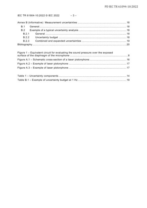 BS PD IEC TR 61094-10:2022 pdf