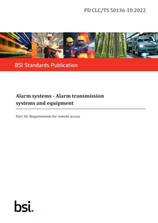 BS PD CLC/TS 50136-10:2022 pdf