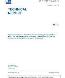 BS PD IEC TR 63401-3:2023 pdf