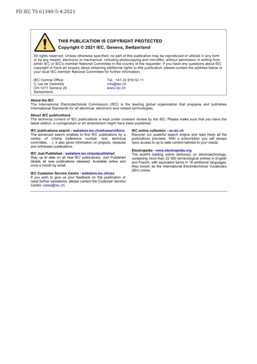 BS PD IEC TS 61340-5-4:2021 pdf