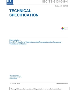 BS PD IEC TS 61340-5-4:2021 pdf