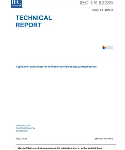 BS PD IEC TR 62285:2023 pdf