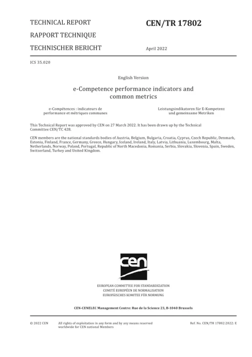 BS PD CEN/TR 17802:2022 pdf