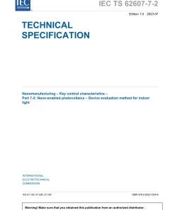 BS PD IEC TS 62607-7-2:2023 pdf