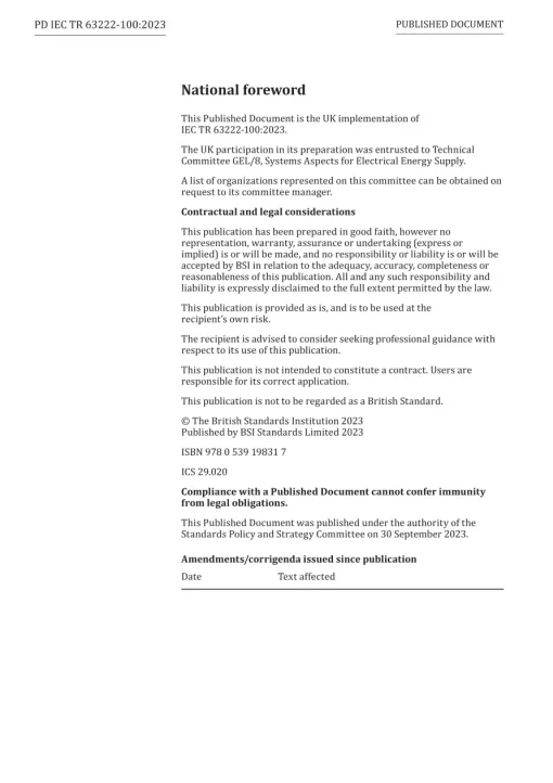 BS PD IEC TR 63222-100:2023 pdf