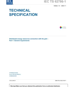 BS PD IEC TS 62786-1:2023 pdf