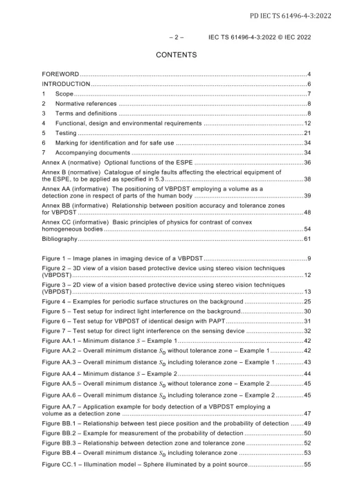 BS PD IEC TS 61496-4-3:2022 pdf